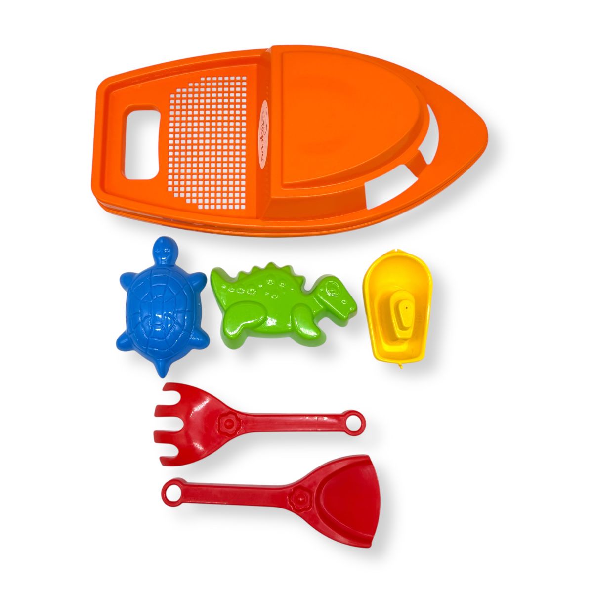 Пісочний набір "Кораблик" помаранчевий  фото 1