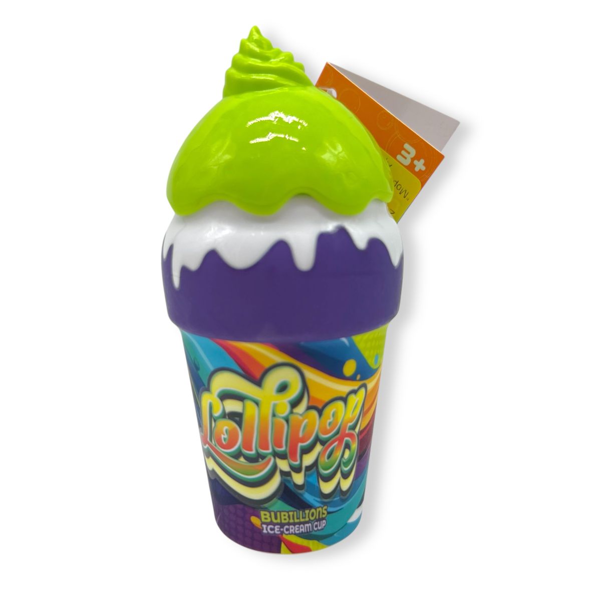 Мильні бульбашки "Морозиво" (САЛАТОВИЙ)  фото 1