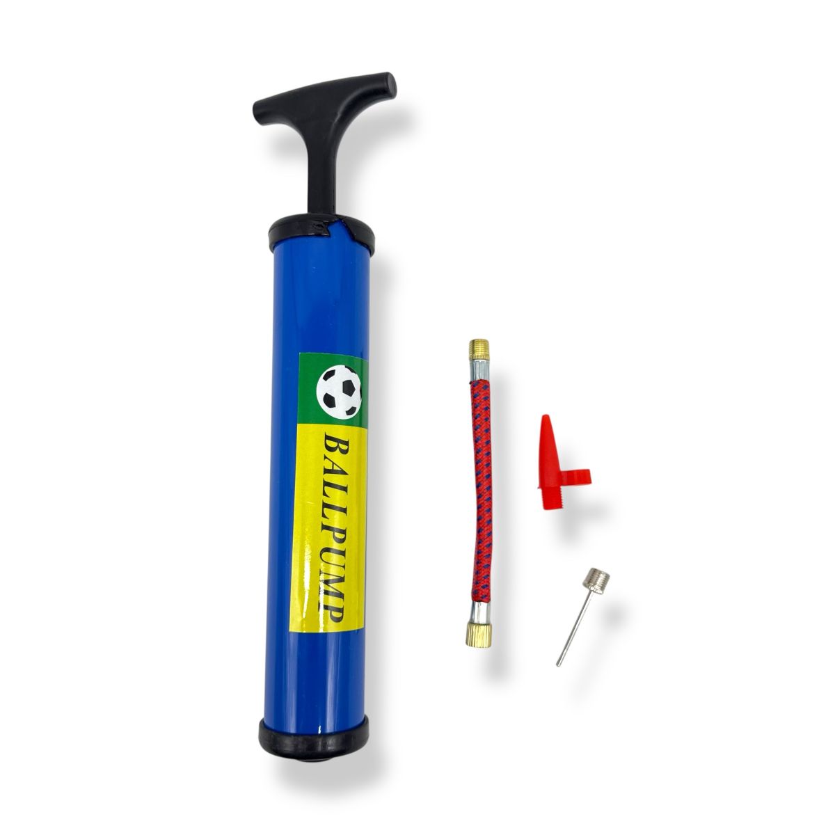 Насос для мячів 25 см у пакеті (СИНІЙ)  фото 1