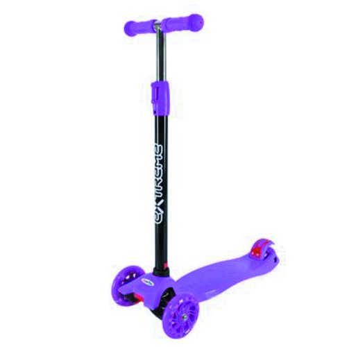 Самокат дитячий 4-х коліс MAXI, колеса PU світяться (ФІОЛЕТОВИЙ)  фото 1