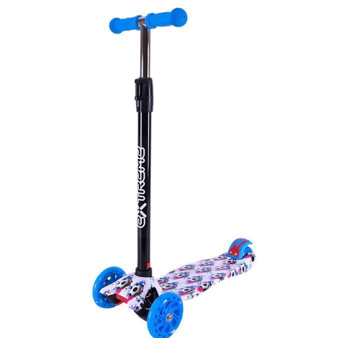 Самокат дитячий 4-х коліс  MAXI, колеса PU світяться (БІЛИЙ)  фото 1