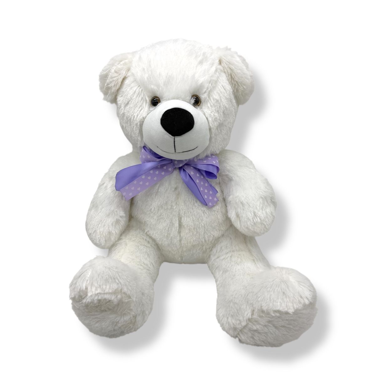 Мʼяка іграшка "Ведмедик Тедді" 60 см (БІЛИЙ)  фото 1