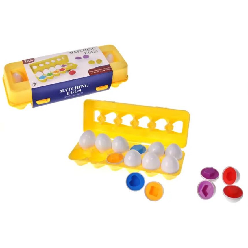 Розвиваючий сортер "Яйця" р. 27x10x6,5 см  фото 1