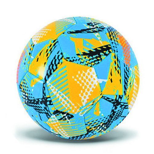 Уцінка.  Мяч футбольний №5, EVA 350 гр (БЛАКИТНИЙ) ВІдслойка матеріалу в середині  фото 1