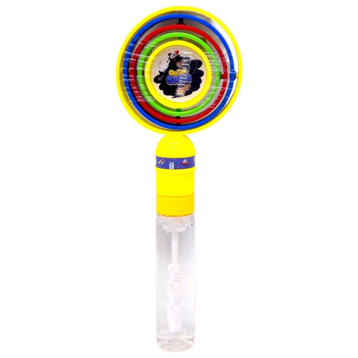 Мильні бульбашки з орбітальним механізмом (ЖОВТИЙ)  фото 1