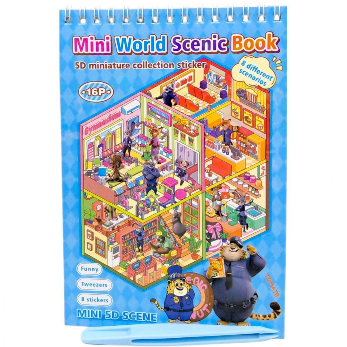 Roombook(Румбук) "Зоотрополіс" (БЛАКИТНИЙ)  фото 1