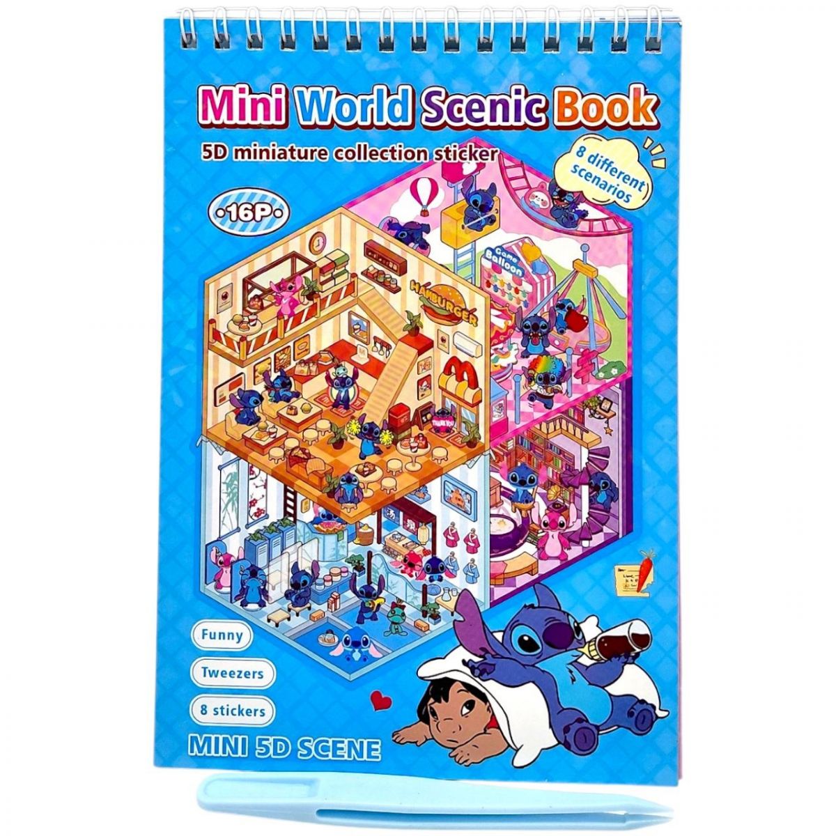 Roombook(Румбук) "STITCH/Стіч" (БЛАКИТНИЙ)  фото 1