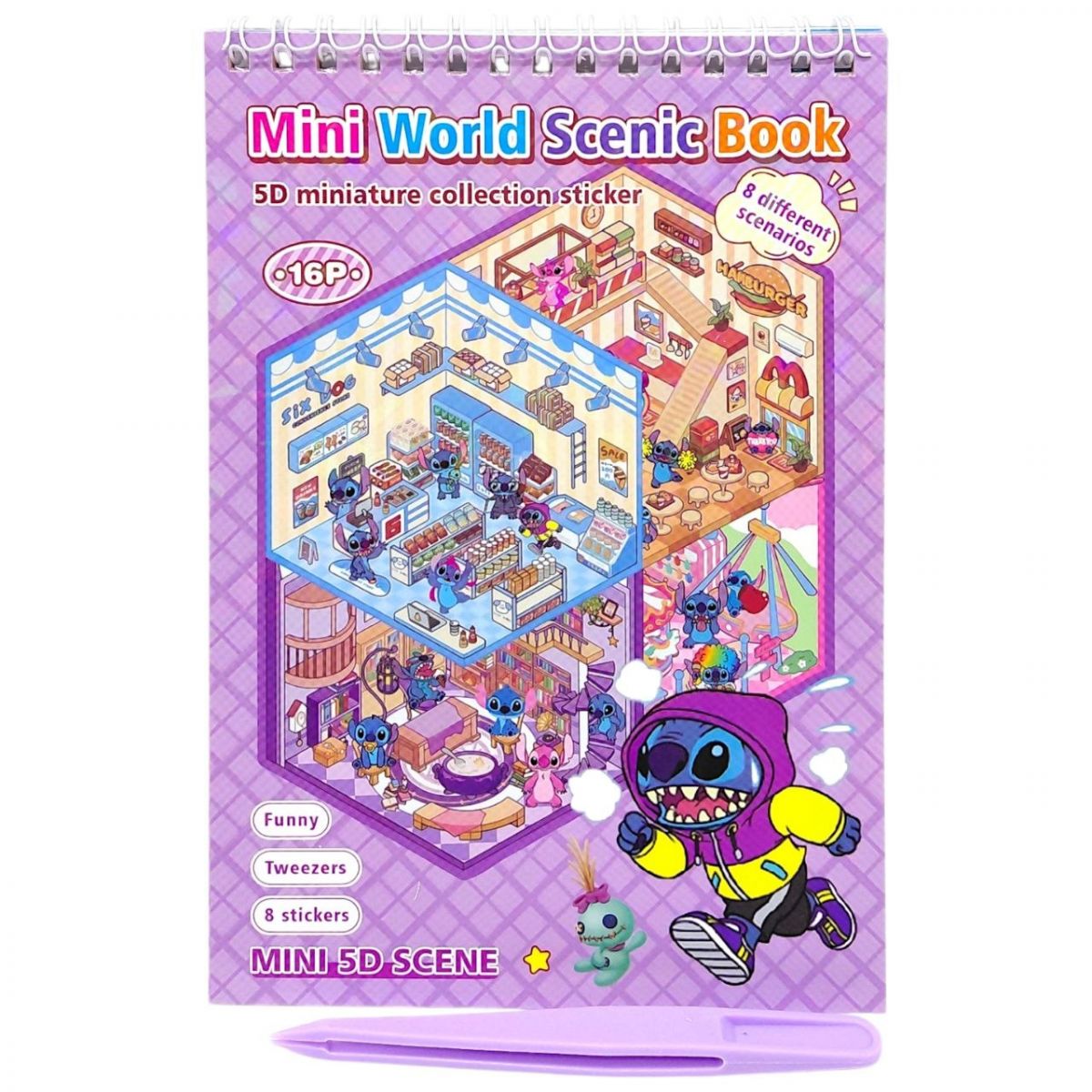 Roombook(Румбук) "STITCH/Стіч" (БУЗКОВИЙ)  фото 1