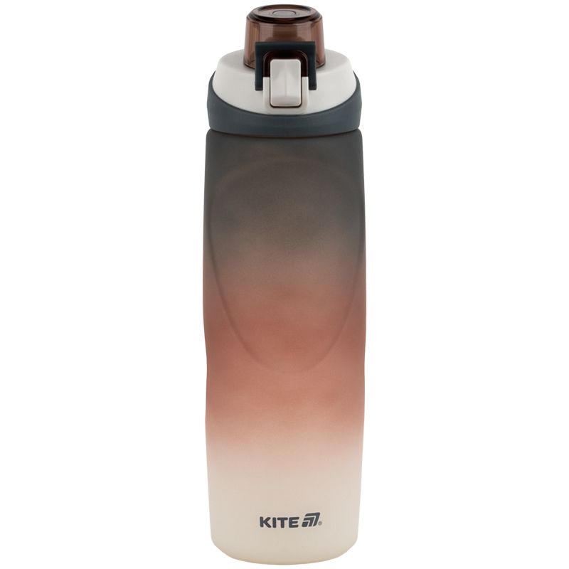 Пляшечка для води 760 мл, сіро-коричнева  фото 1