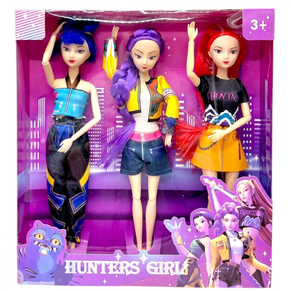 Ляльки (набір) "K-POP-мисливиці на демонів"  фото 1