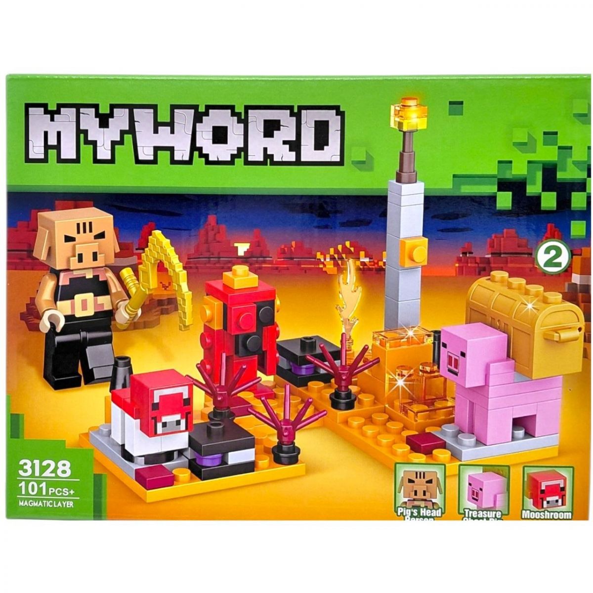 Конструктор "MINECRAFT" (ВИД 3)  фото 1
