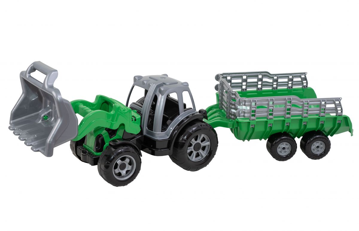 Трактор навантажувач МAX з причіпом, Tigres  фото 1