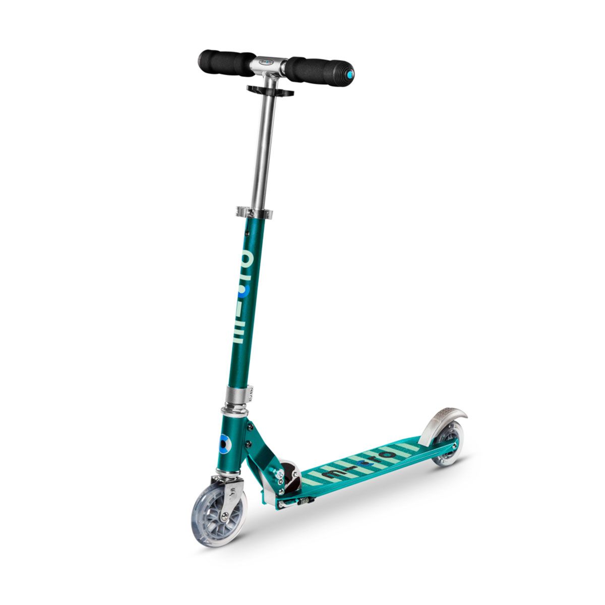 Самокат MICRO серии Sprite LED – Бензин  фото 1