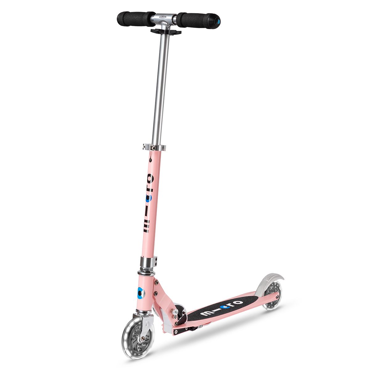 Самокат Micro серии Sprite LED - Неоновая роза  фото 1