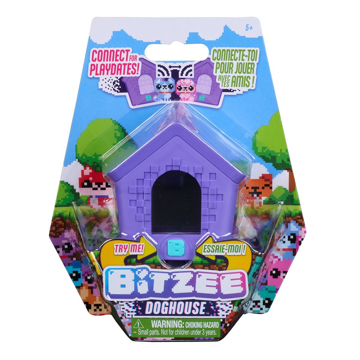 Интерактивная игрушка с виртуальными цифровыми героями Bitzee - Дом собачек  фото 1