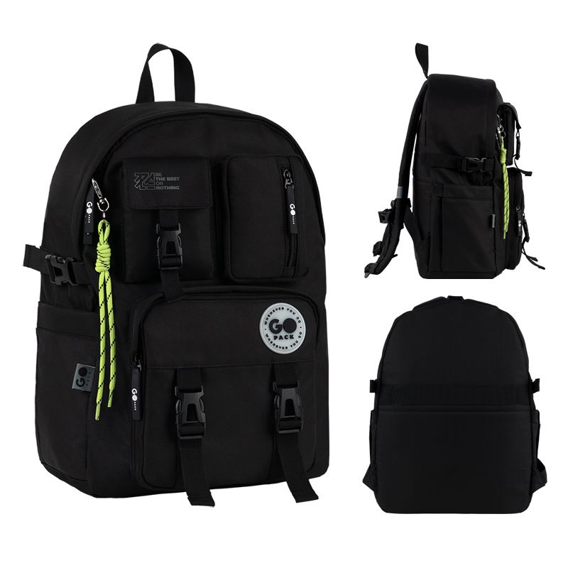 Рюкзак GoPack Education Teens 2500L чорний  фото 1