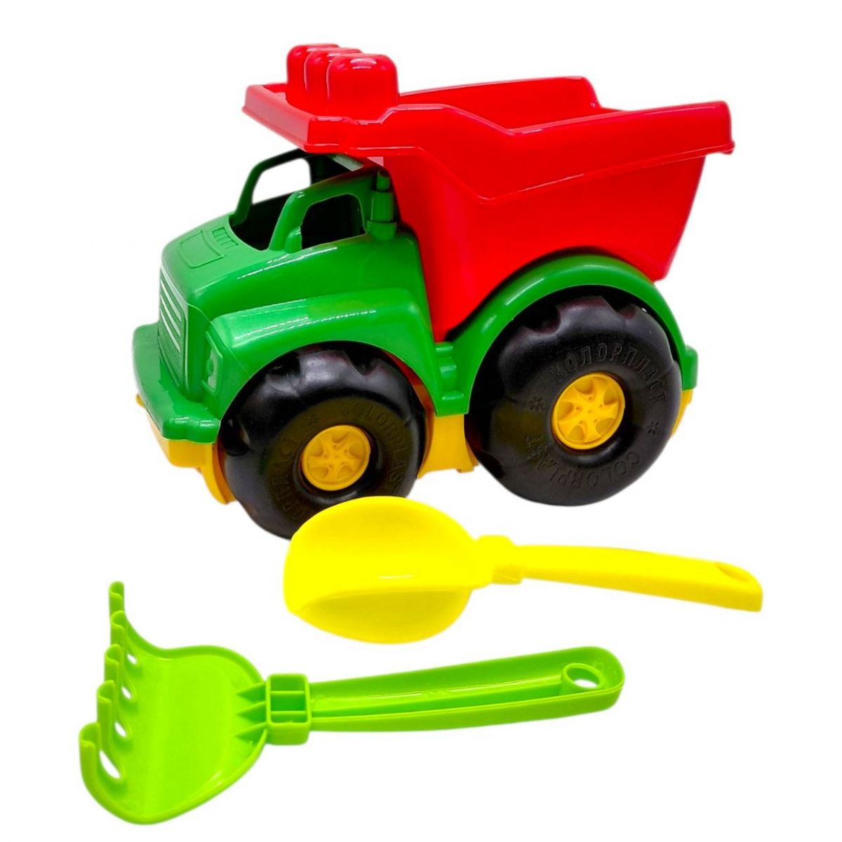 Машинка "Тотошко самоскид №1" (зелена)  фото 1