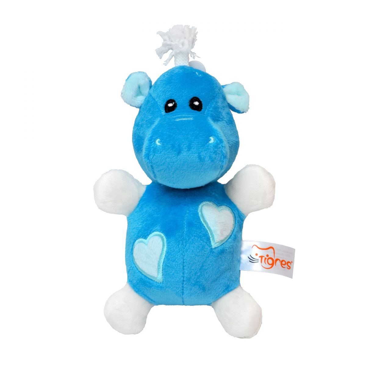 Мʼяка іграшка "Бегемотик LOVE", Tigres  фото 1
