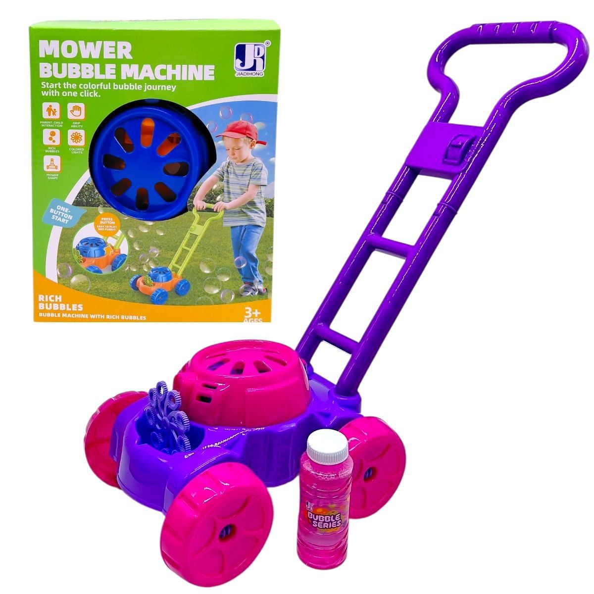 Мильні бульбашки-каталочка  (ФІОЛЕТОВИЙ)  фото 1