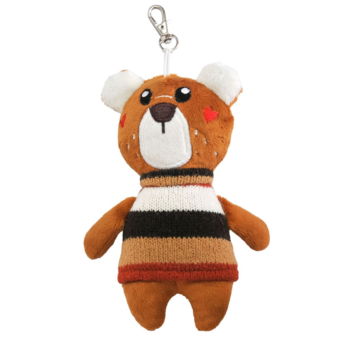 Мʼяка іграшка-брелок "Ведмедик Боб", Tigres  фото 1