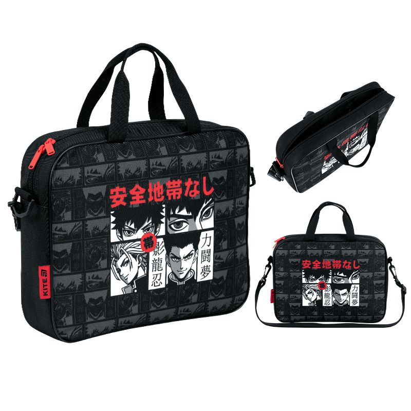 Шкільна текстильна сумка Kite A4, 1 від. , 589 Anime  фото 1