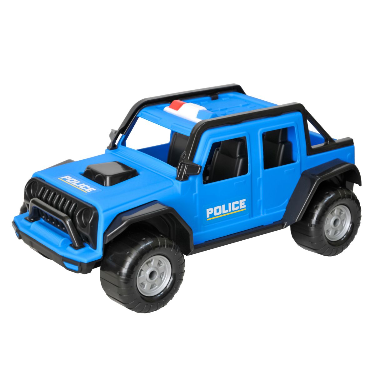 Джип "Титан", реалістичний поліцейський стиль (СИНЯ)  фото 1