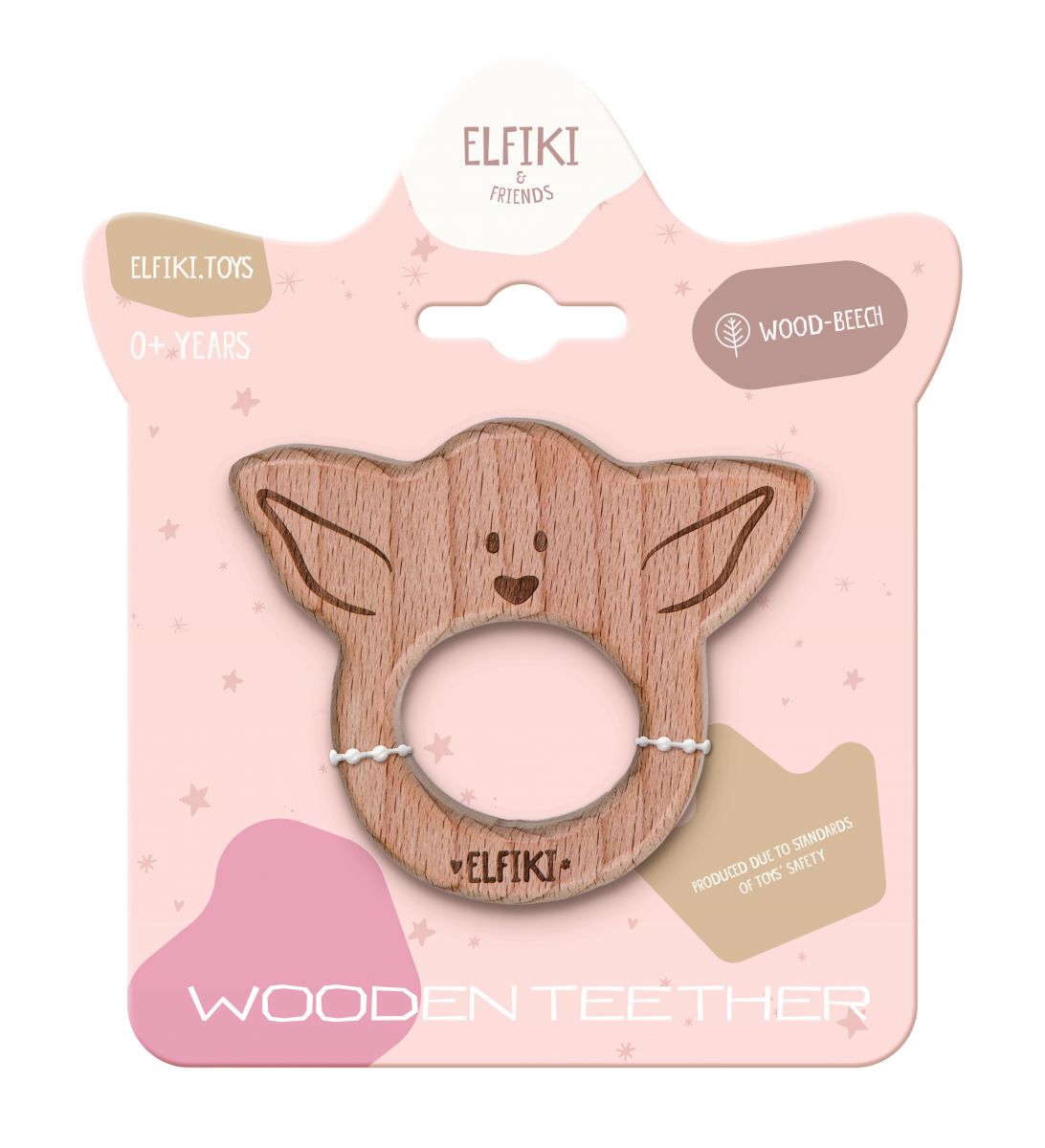 Гризунець дерев'яний ельфік "Пуффі"  фото 1