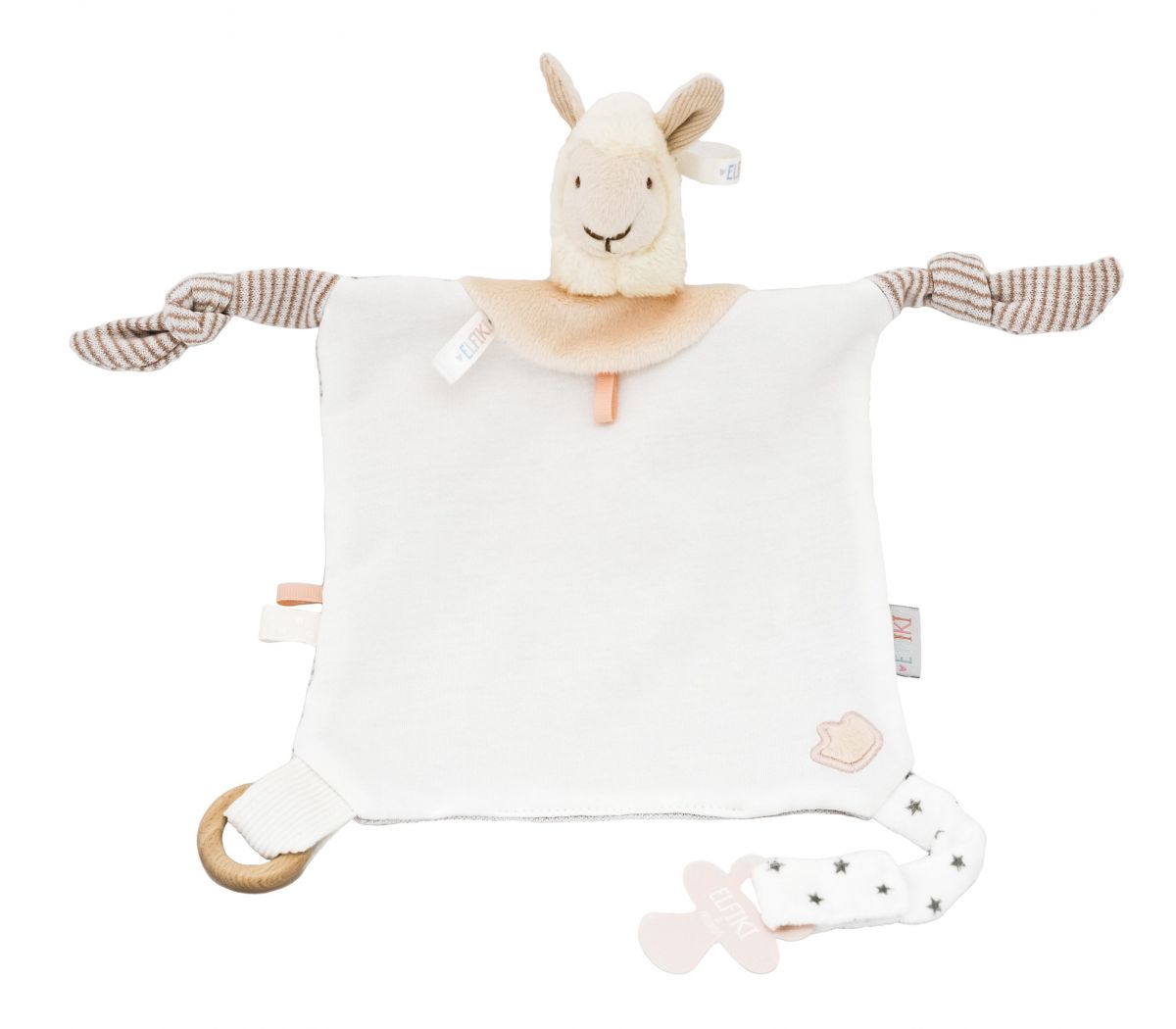 Мʼяка іграшка - текстильна лама Семмі  фото 1