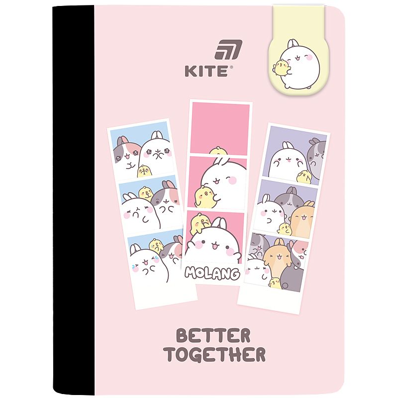 Блокнот з магн.  закладкою, А5, 60 арк. , кл. , ML  фото 1