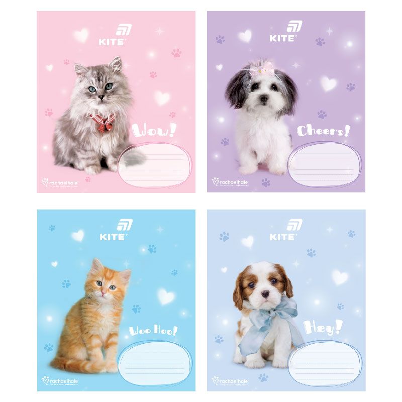 Тетрадь 12 л. , кос. , УФ лак + глитер, RH  фото 1