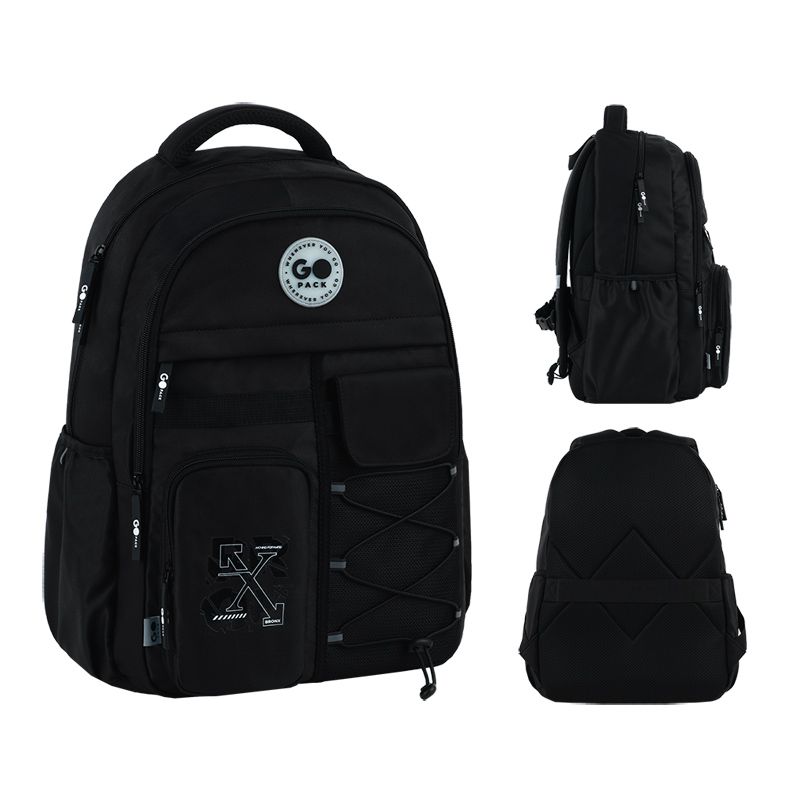 Рюкзак GoPack Education Teens 184 чорний  фото 1