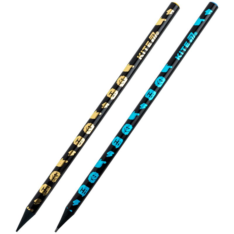 Олівець графітний, чорний корпус  фото 1