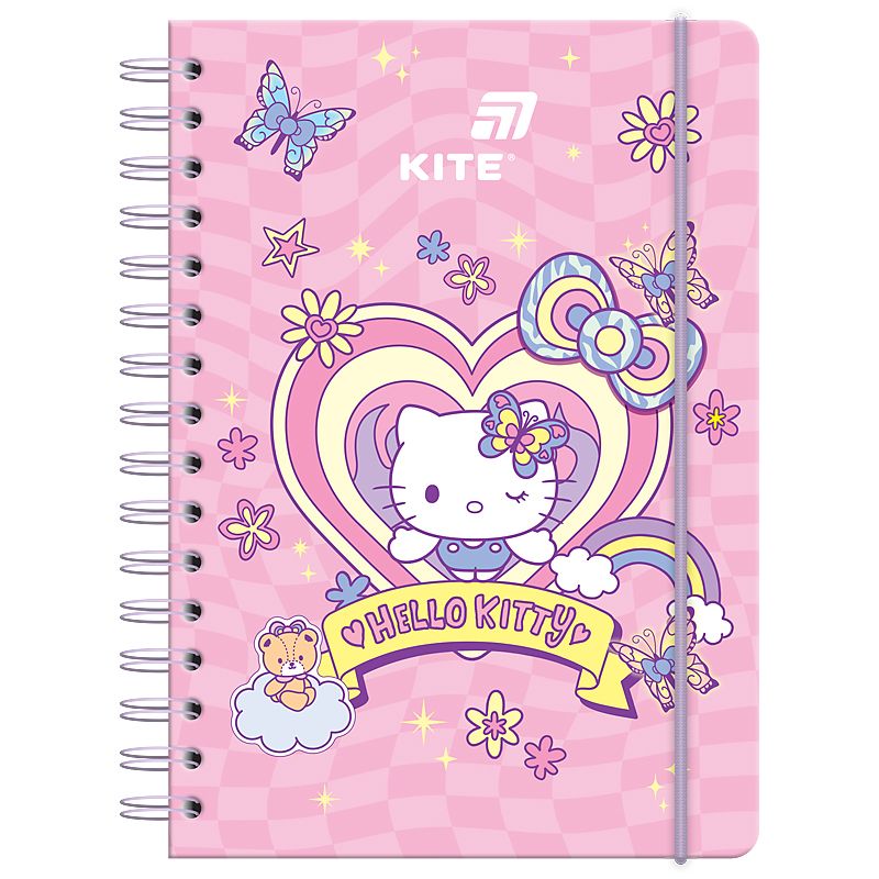 Блокнот на спіралі А5, 80 арк. , кл. , HK-1  фото 1