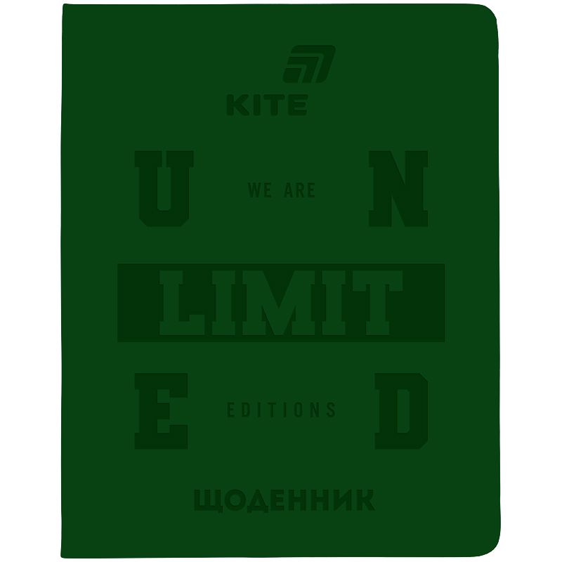 Щоденник шкільний, м'яка обкл.  PU, Unlimited  фото 1