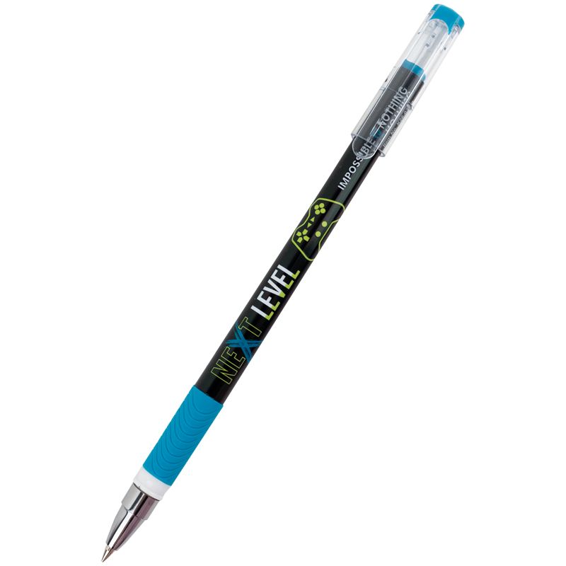 Ручка кулькова Next Level, синя  фото 1