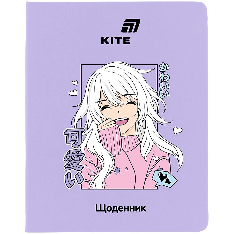 Щоденник шкільний, м'яка обкл.  PU, Anime  фото 1