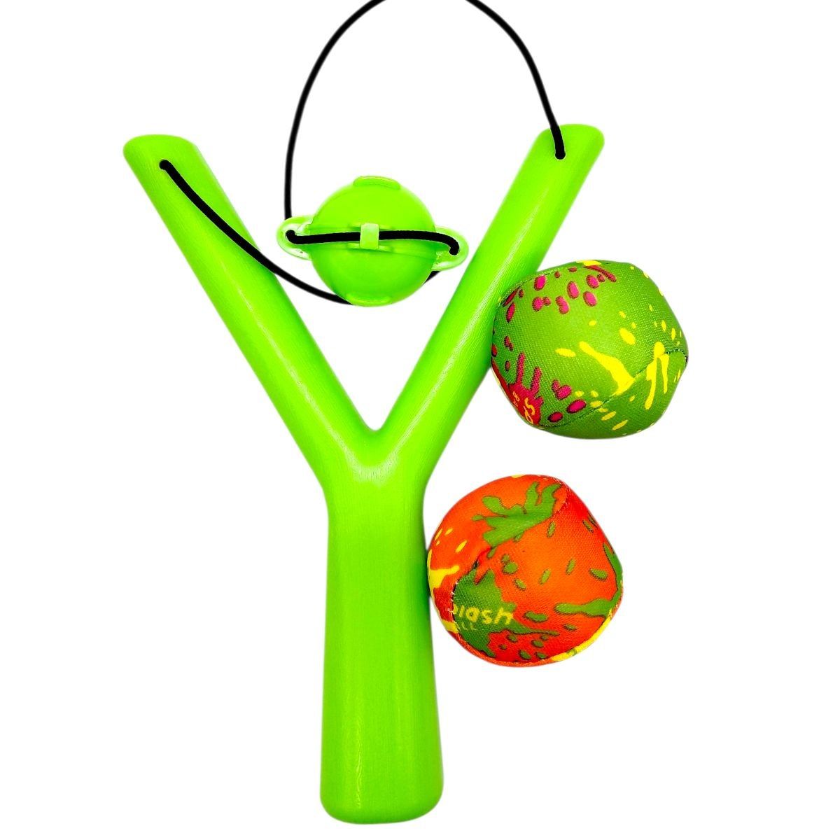 Пластикова рогатка, мʼякі мʼячики (САЛАТОВА)  фото 1