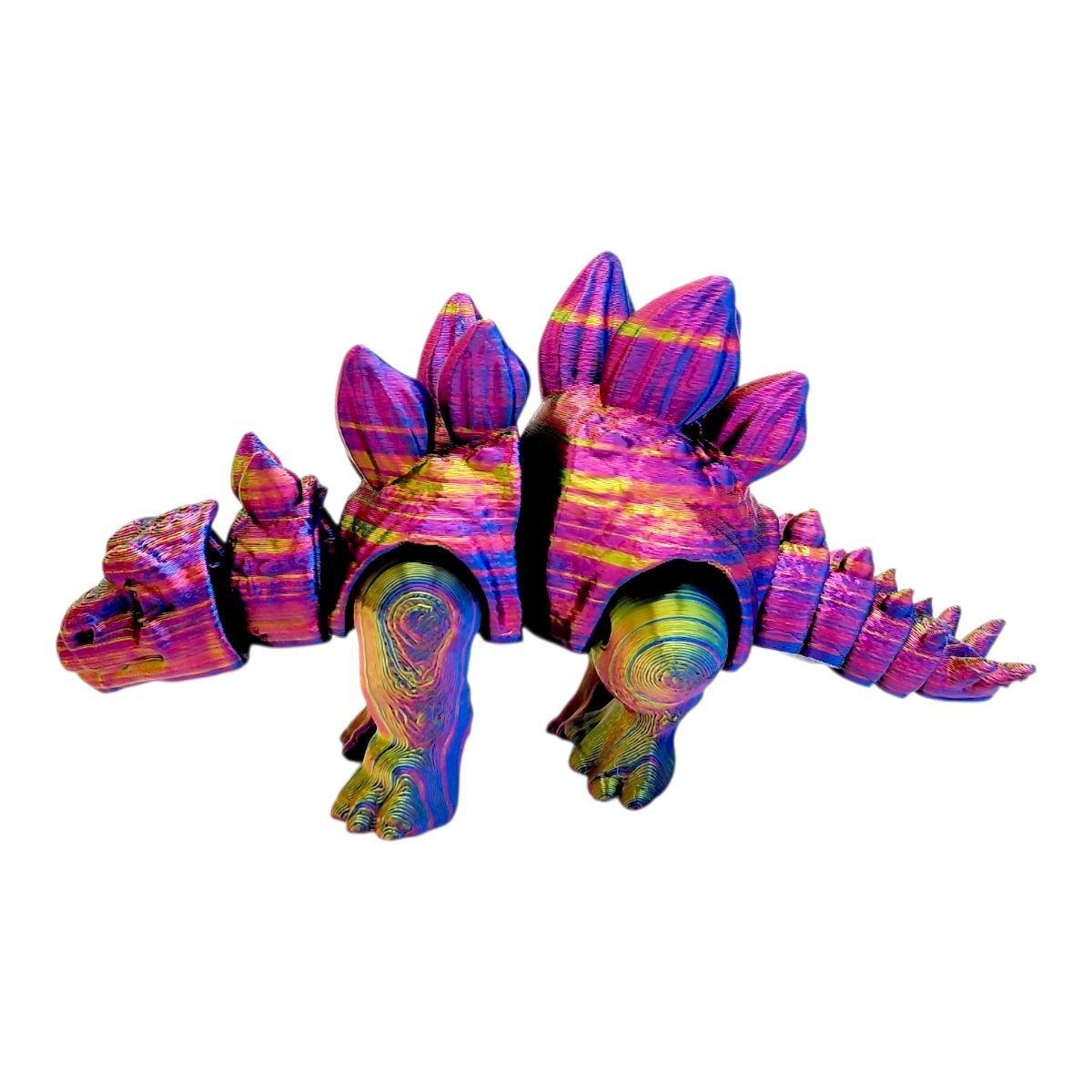 Іграшка рухлива 3D Динозавр 18 см, Стегозавр (БОЛОТНИЙ)  фото 1