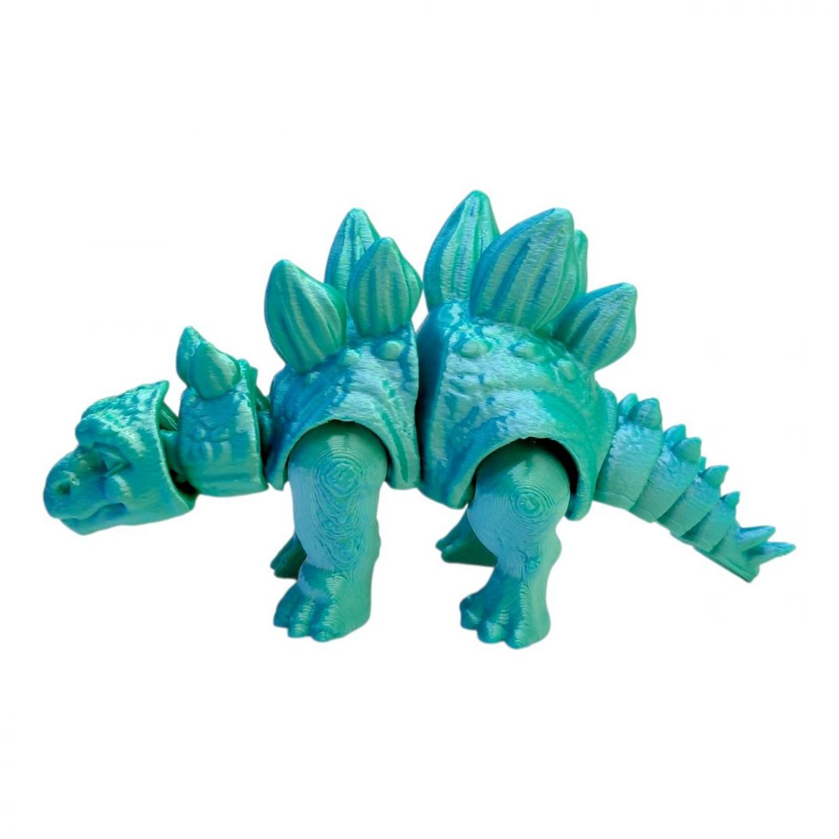 Іграшка рухлива 3D Динозавр 18 см, Стегозавр (МʼЯТНИЙ)  фото 1