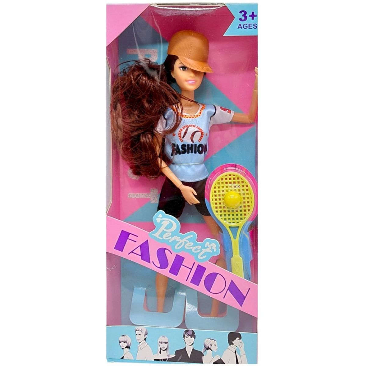 Лялька спортсменка "Perfect Fashion" 29 см (ШАТЕНКА)  фото 1