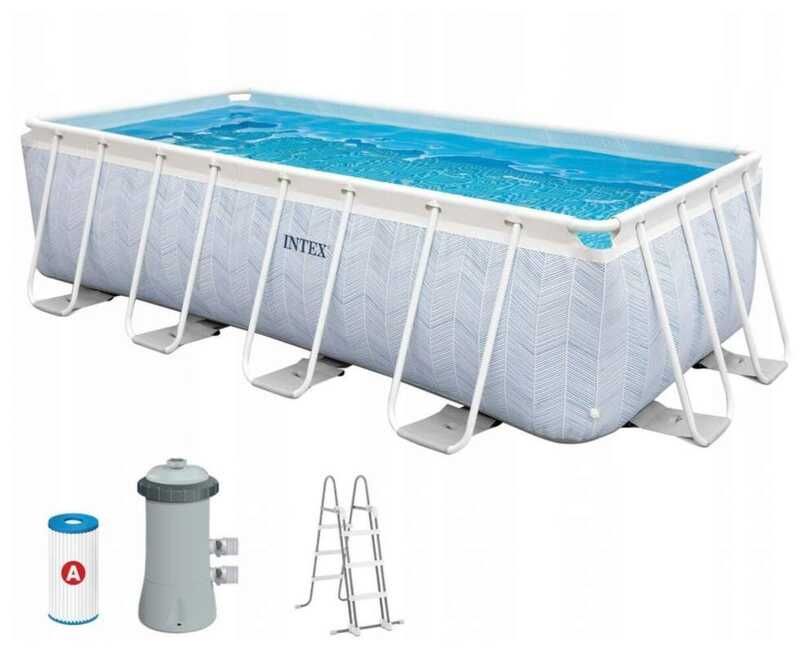 Intex Басейн каркасний (400 x 200 x 100 см, об`єм 6836 л), в коробці  фото 1