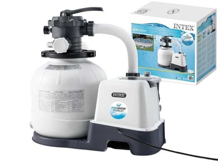 Intex Пісочний фільтр-насос (ECO15220-2 / QX2100), 7 900 л/год – хлор 7 г/год, 35 кг  фото 1
