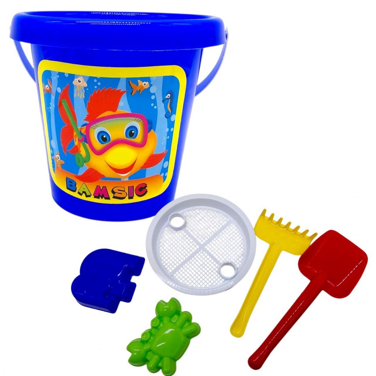 Відро "Класико-2" з набором, складається з двох частин (СИНЄ)  фото 1