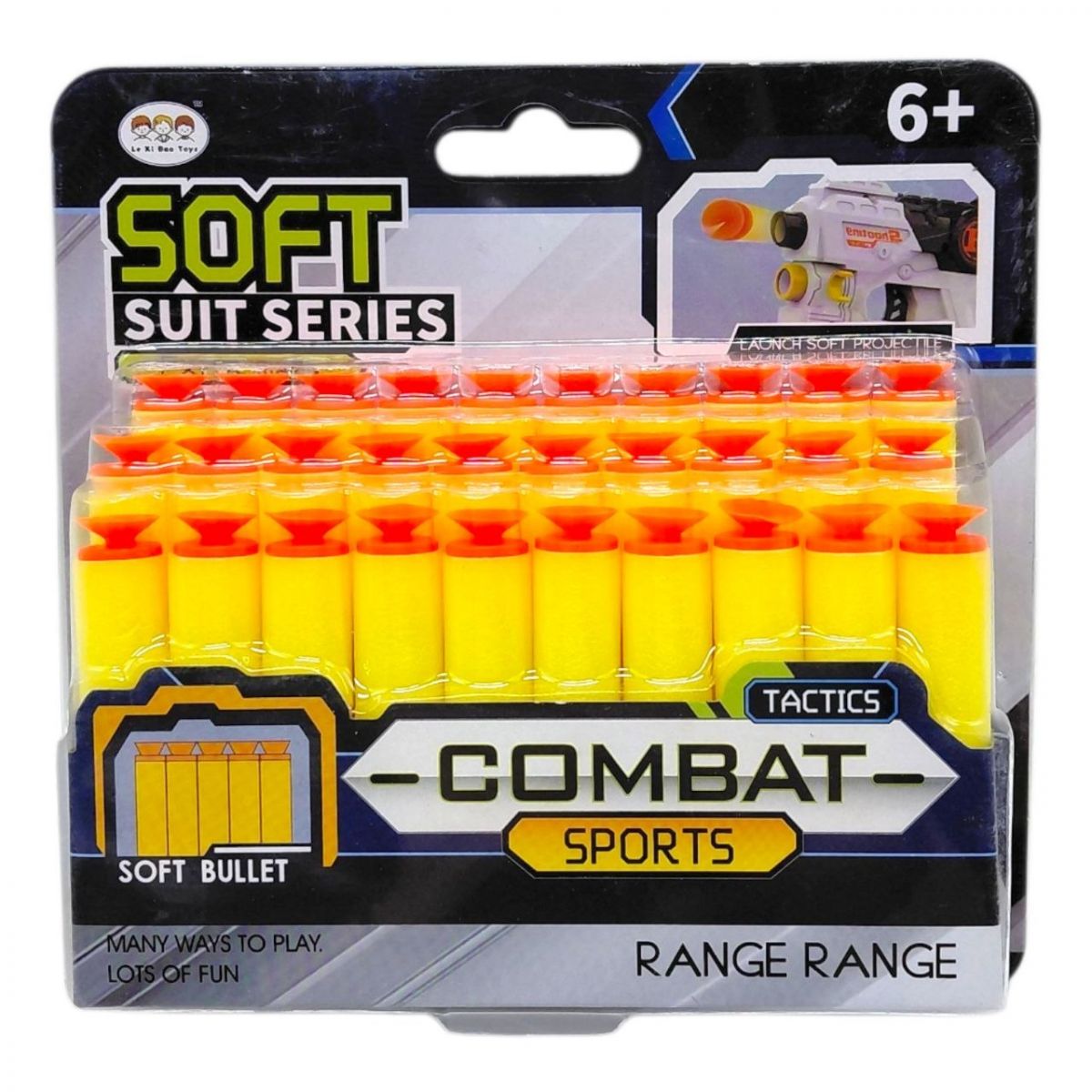 М`які патрони (30 штук) з присосками, на листі  фото 1