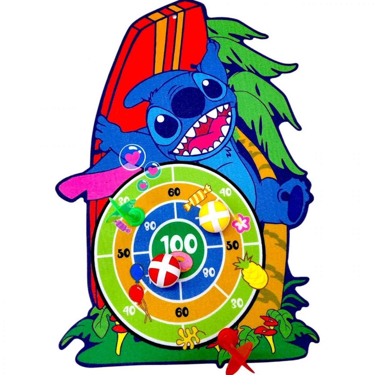 Дартс (герой, 2 шарика, 2 дротика, мишень, крючок) в пакете  фото 1