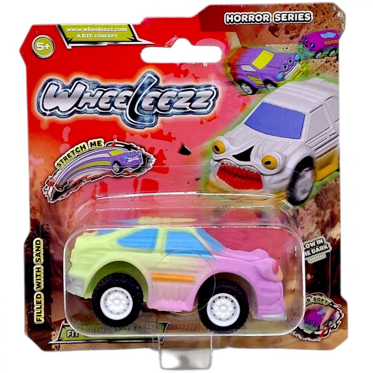 Машинка-тягнучка   серії Horror, Wheeleezz (ЗЕЛЕНА)  фото 1