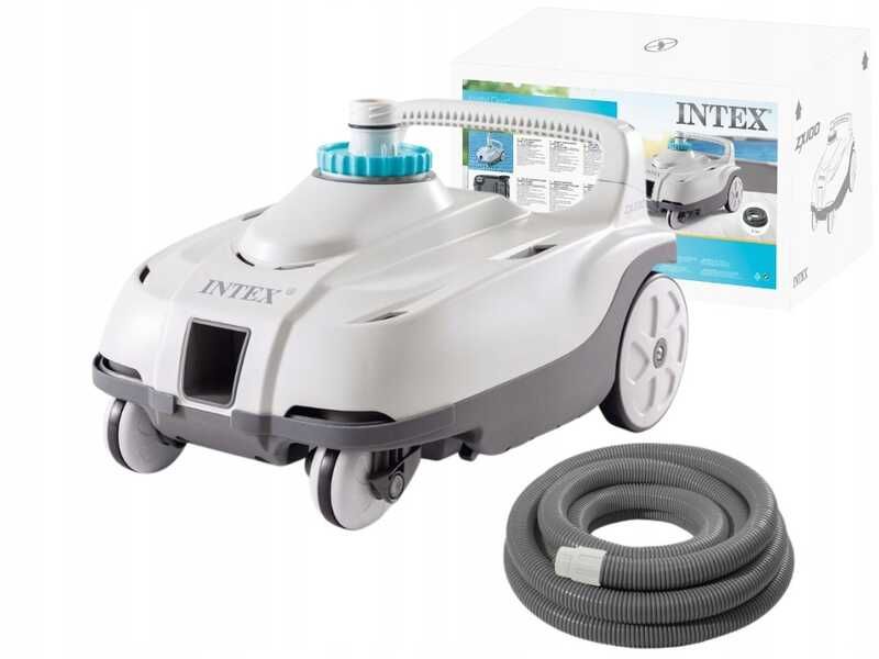 Intex Робот-пилосос для басейнів (ZX100) для очищення стін та дна, працює від 6 056 л/год, підключення на випуск води  фото 1