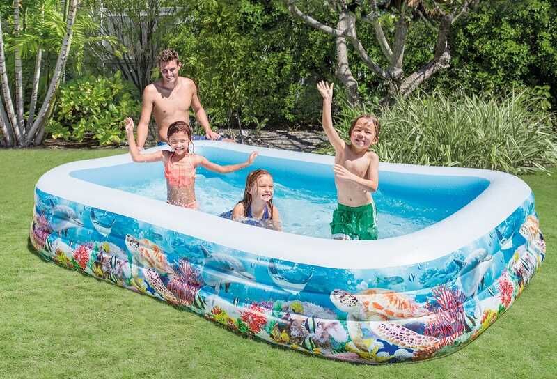 Intex Басейн Тропічний риф розміром 305х183х56см, обсяг: 1020л, вага: 7,3кг, від 6 років  фото 1
