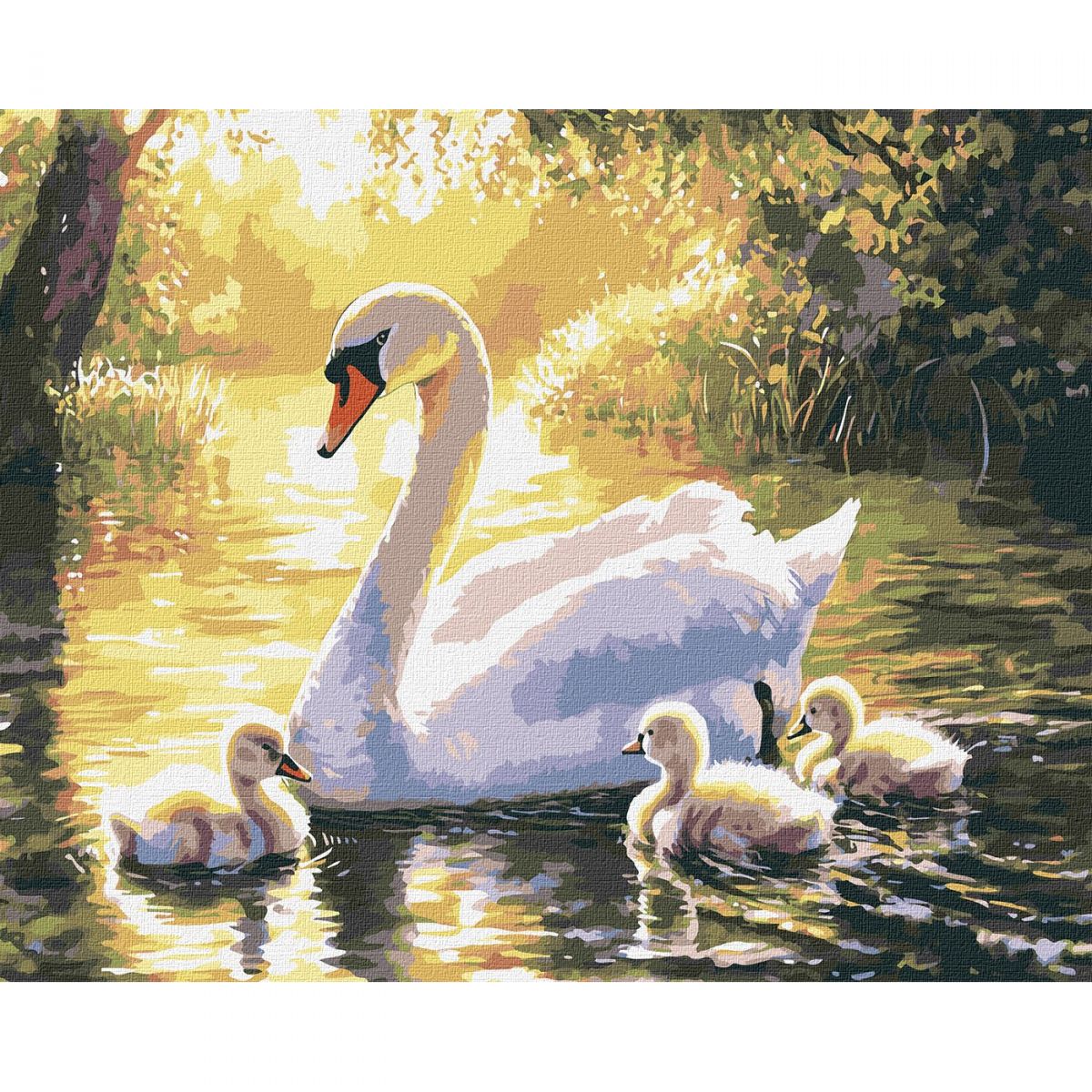 Картина по номерах "Вечірній заплив" 40х50см  фото 1