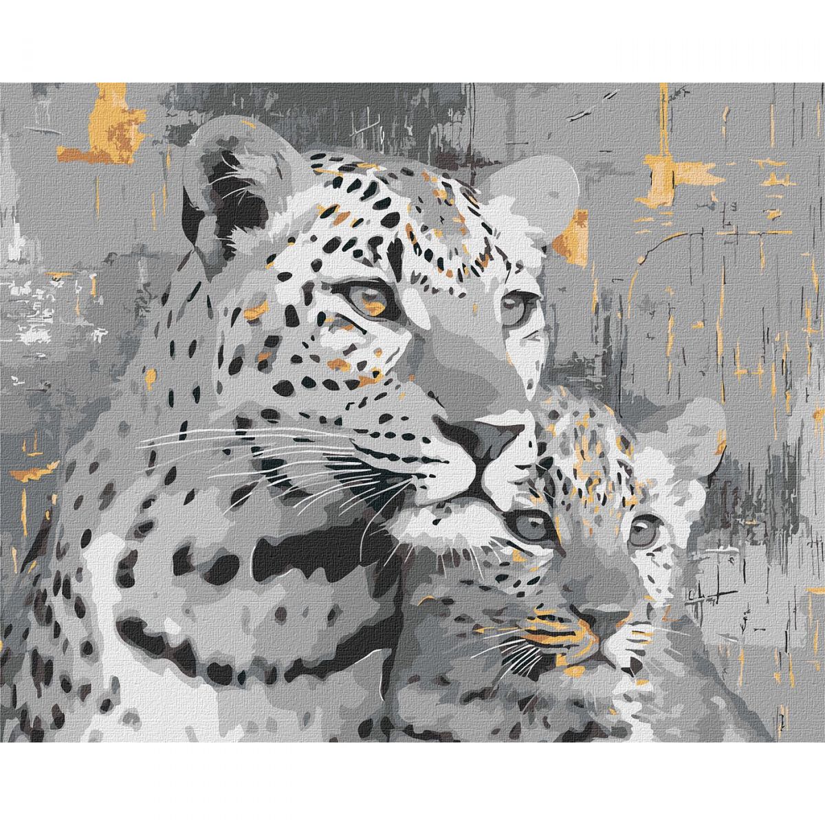 Картина по номерах з фарбами металік "Золоті джунглі" 40х50см  фото 1